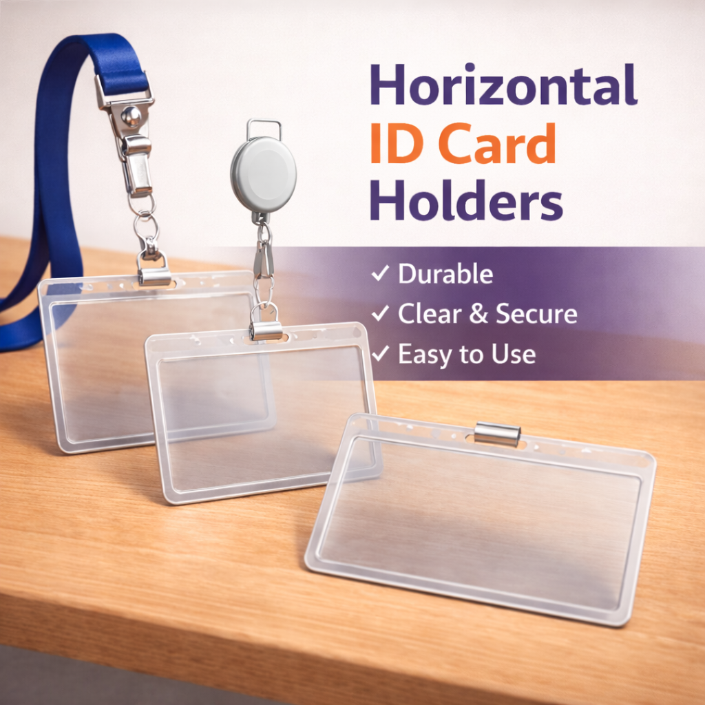 Horizontal ID Card Holder