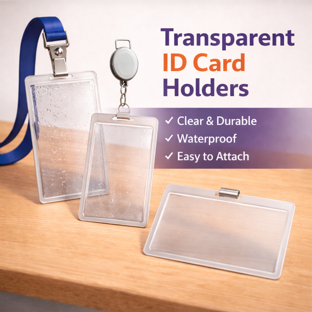 Transparent ID Card Holder